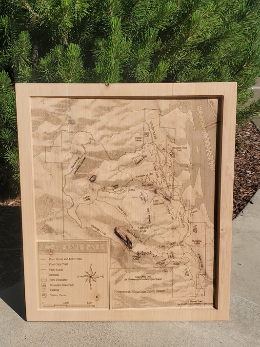 Lory State Park 3D Trail Map