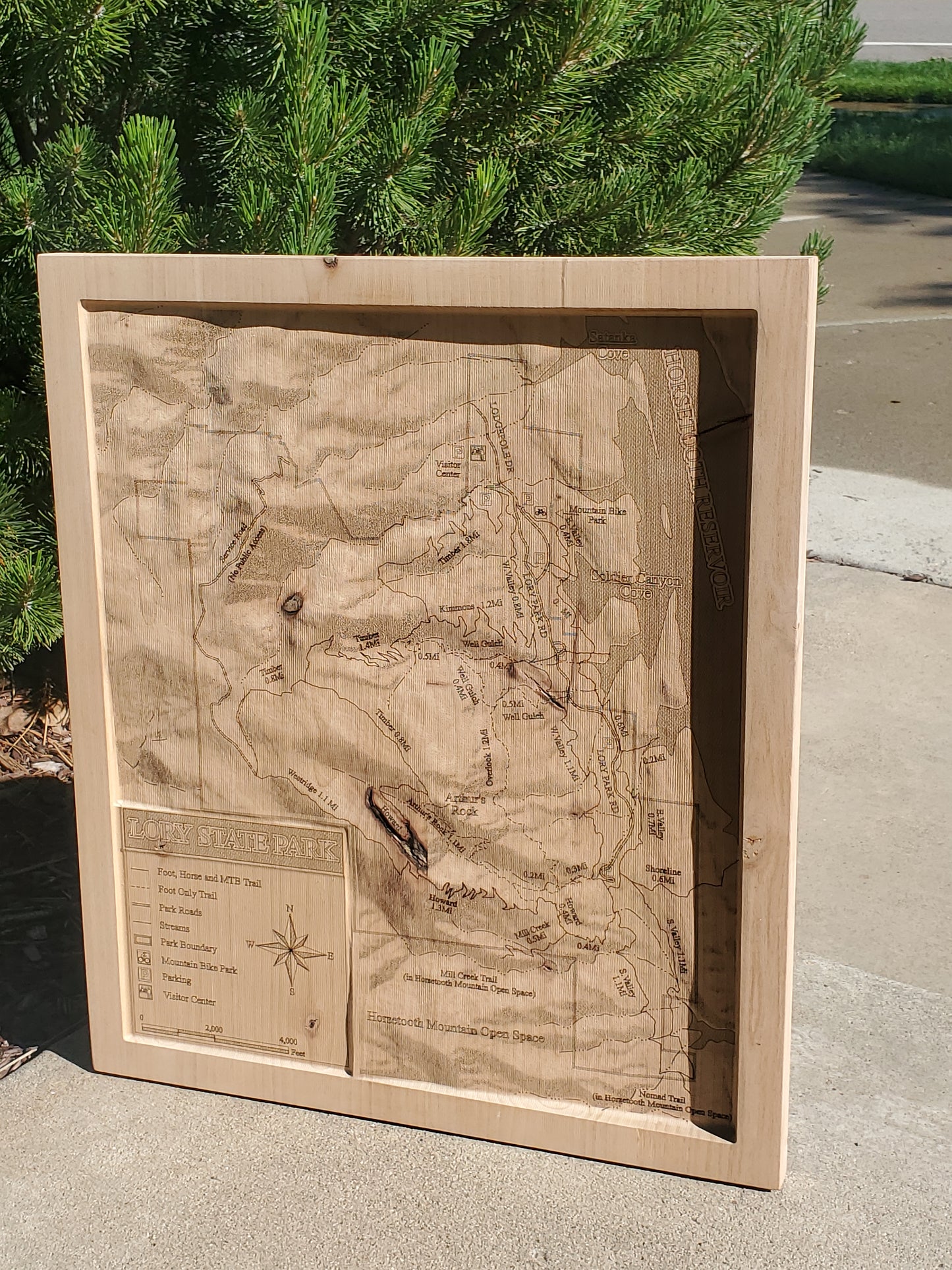 Lory State Park 3D Trail Map