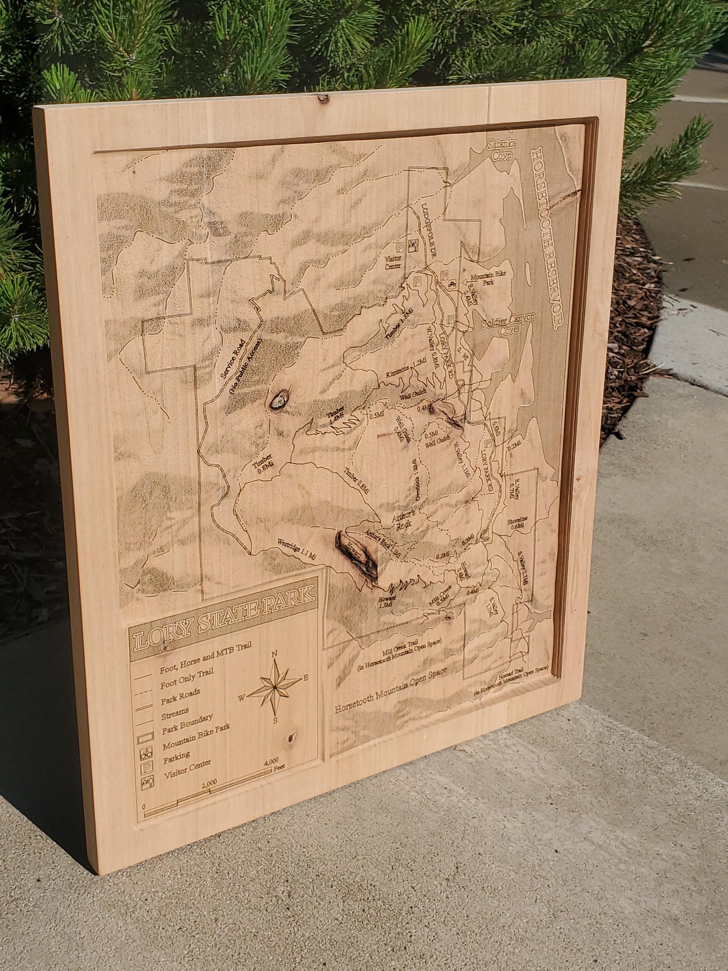 Lory State Park 3D Trail Map