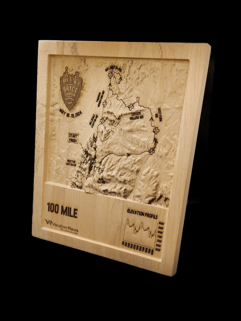 VR - Bryce Canyon Ultras - 100 Mile 3D Race Map
