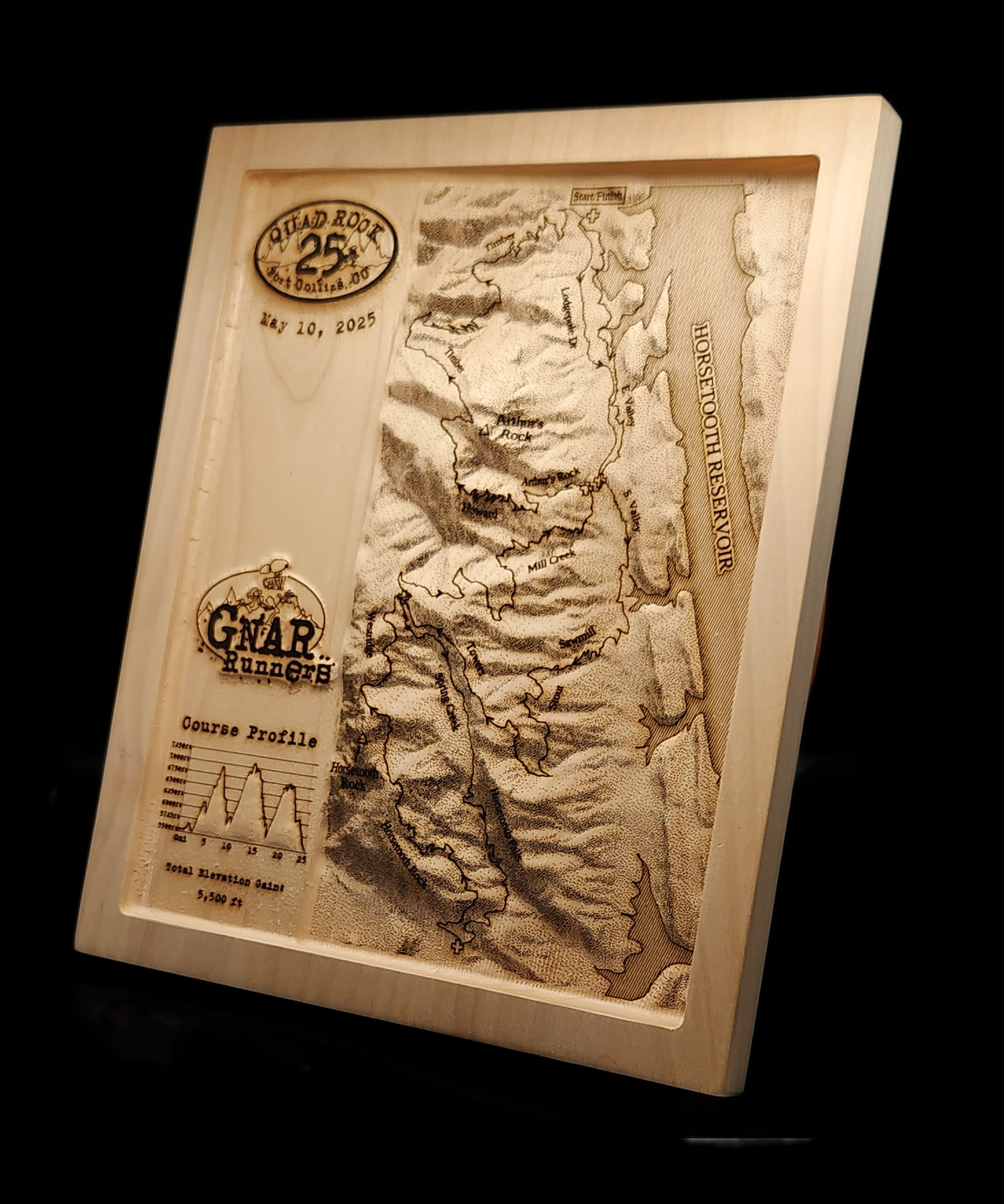 2025 Quad Rock 25 3D Race Map