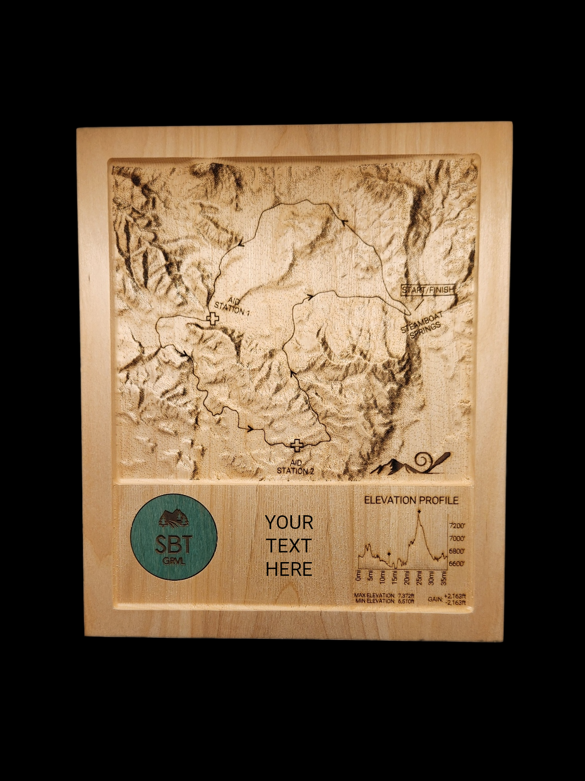 2025 SBT GRVL GREEN COURSE 3D RACE MAP