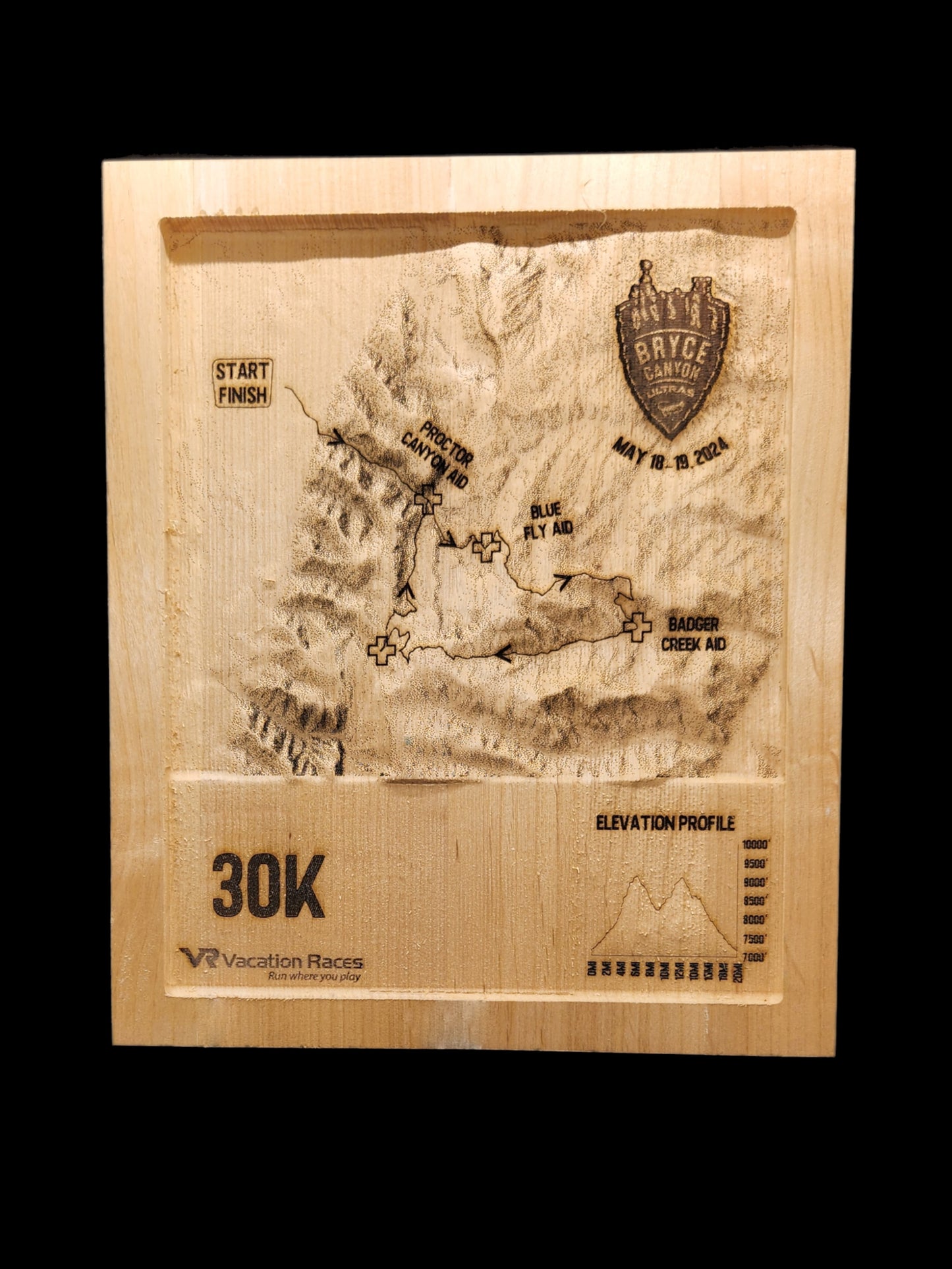 2025 VR - Bryce Canyon Ultras - 30K 3D Race Map