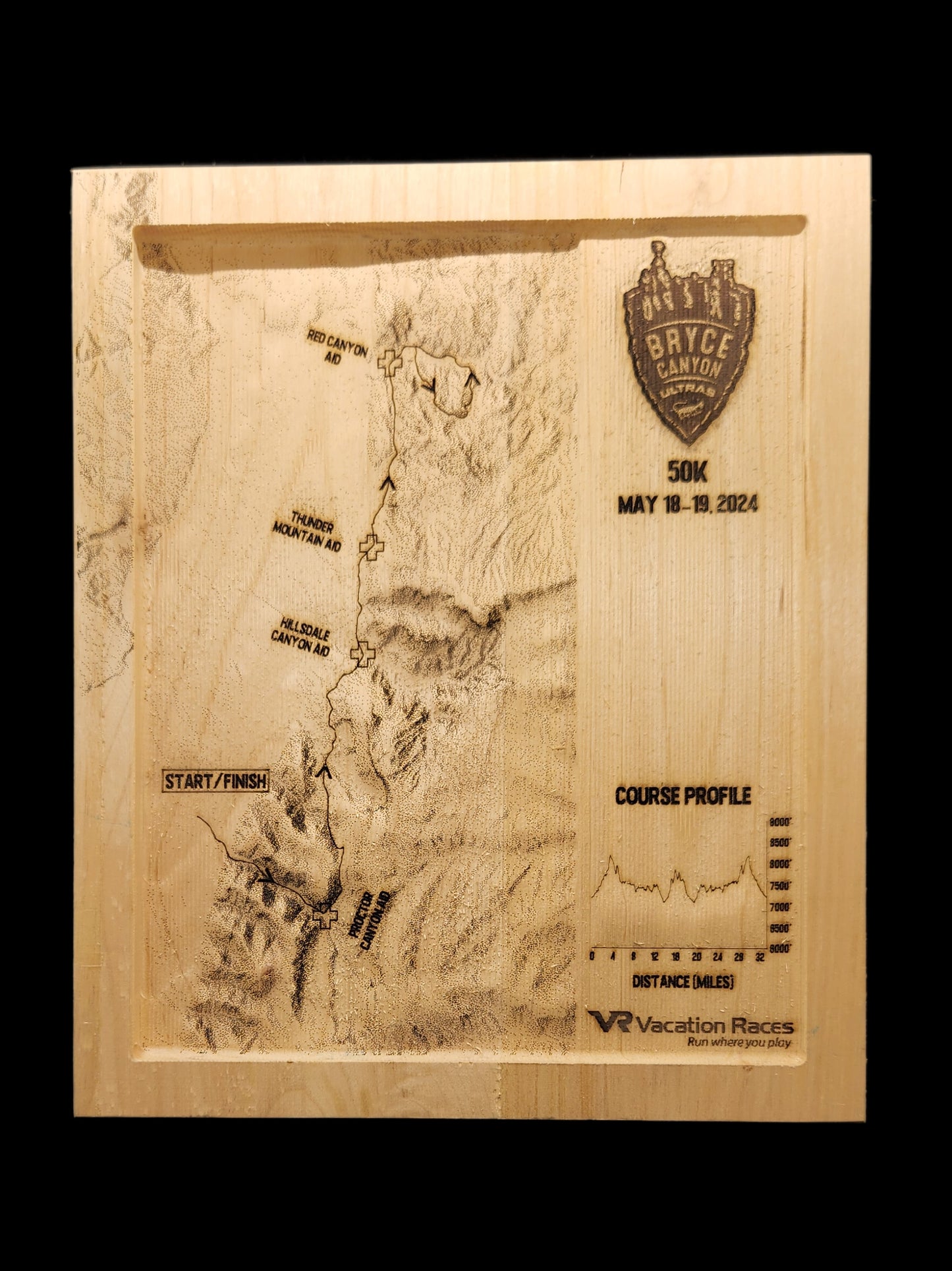2025 VR - Bryce Canyon Ultras - 50K 3D Race Map
