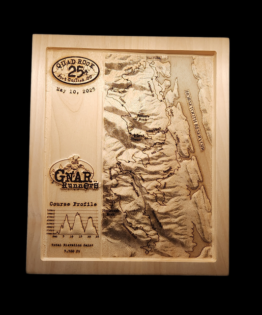 2025 Quad Rock 25 3D Race Map
