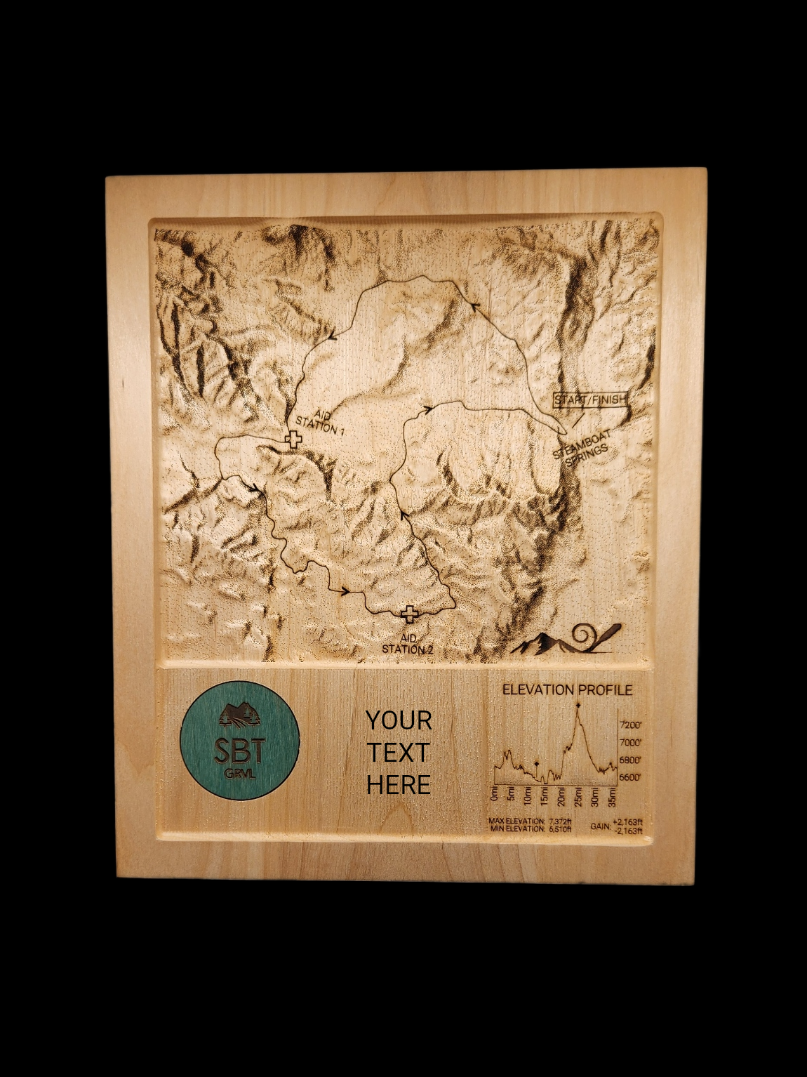 2024 SBT GRVL GREEN COURSE 3D RACE MAP