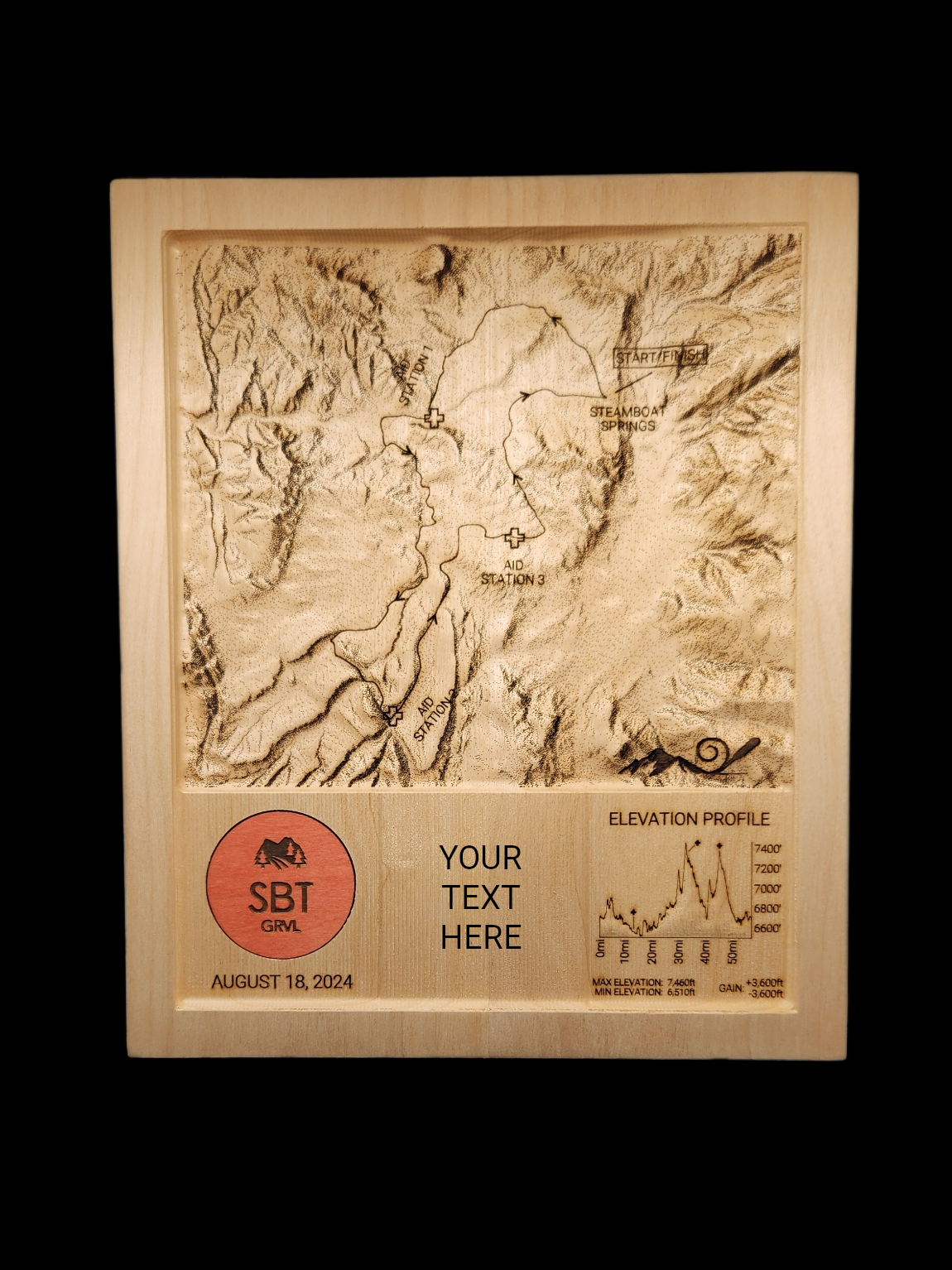 2024 SBT GRVL RED COURSE 3D RACE MAP