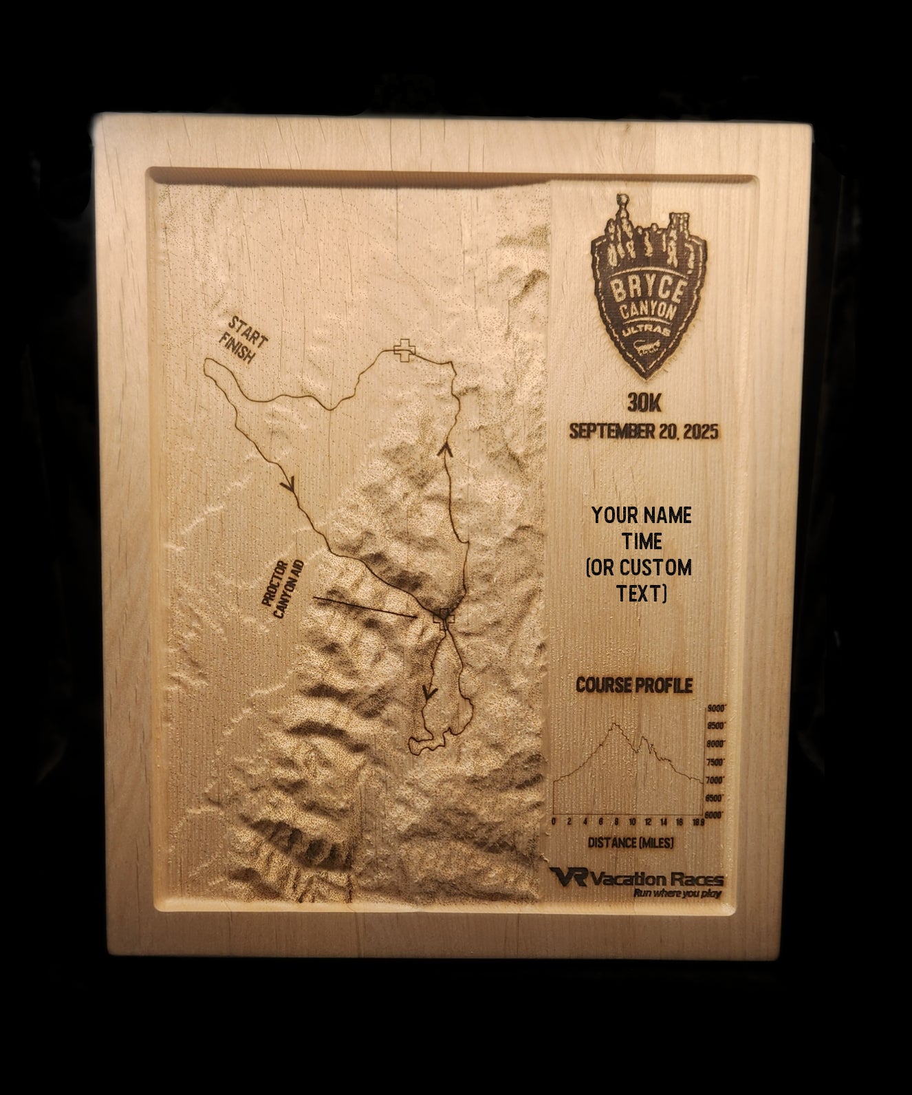 Bryce Canyon Ultras - 30K 3D Race Map